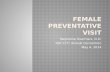 Female preventative Visit
