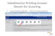 DataDirector Printing Answer Sheets for Scanning