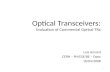 Optical Transceivers: Evaluation of Commercial Optical TRx