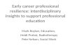 Early career professional resilience: interdisciplinary insights to support professional education