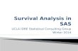 Survival Analysis in SAS