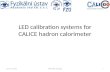 LED  calibration  systems for  CALICE hadron calorimeter