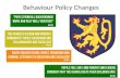 Behaviour Policy Changes