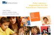 Asia Literacy – imperatives for the Australian Classroom