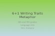 6+1  Writing Traits Metaphor