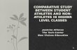 Comparative Study between Student Athletes and Non-athletes in Higher Level Classes
