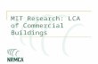 MIT Research: LCA of Commercial Buildings