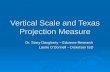 Vertical Scale and Texas Projection Measure