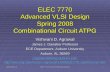 ELEC 7770 Advanced VLSI Design Spring 2008 Combinational Circuit ATPG