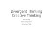 Divergent Thinking Creative Thinking