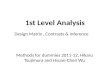 1st  Level Analysis