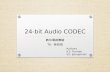 24-bit Audio  CODEC