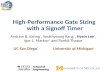 High-Performance  Gate Sizing  with  a Signoff  Timer