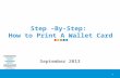 Step –By-Step:  How to Print A Wallet Card