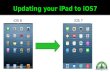 Updating your iPad to iOS7