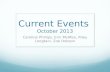 Current Events  October 2013