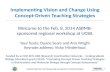 Implementing Vision and Change Using Concept-Driven Teaching Strategies