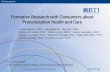 Formative Research with Consumers about Preconception Health and Care