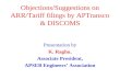 Objections/Suggestions on ARR/Tariff filings by APTransco & DISCOMS