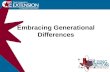 Embracing Generational Differences