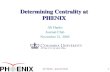 Determining Centrality at PHENIX