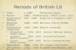 Periods of British Lit