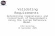 Validating Requirements