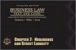 Chapter 7:  Negligence  and Strict Liability