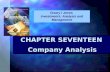 CHAPTER SEVENTEEN Company Analysis