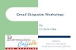 Email Etiquette Workshop