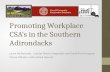 Promoting Workplace CSA’s in the Southern Adirondacks
