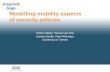 Modelling mobility aspects of security policies