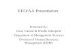 EEO/AA Presentation