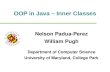 OOP in Java – Inner Classes
