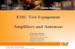 EMC Test Equipment - Amplifiers and Antennas