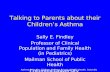 Talking to Parents about their Children’s Asthma