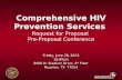 Comprehensive HIV Prevention Services  Request for Proposal  Pre-Proposal Conference