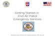 Getting Started in   Civil Air Patrol Emergency Services