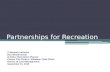 Partnerships for Recreation