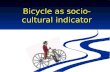 Bicycle as socio-cultural indicator