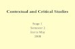 Contextual and Critical Studies
