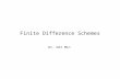 Finite Difference Schemes