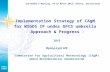 Implementation Strategy  of  CAgM for  WIGOS IP under GFCS umbrella - Approach & Progress -