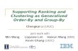 Supporting Ranking and Clustering as Generalized Order-By and Group-By