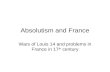 Absolutism and France