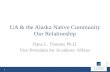 UA & the Alaska Native Community Our Relationship
