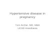 Hypertensive disease in pregnancy