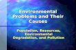 Environmental Problems and Their Causes
