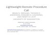 Lightweight Remote Procedure Call