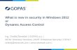 What is new in security in Windows 2012 or Dynamic Access Control